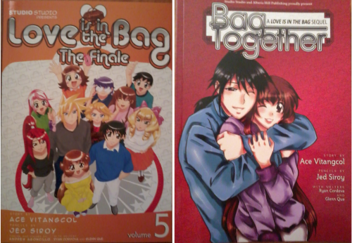 Love is in the Bag 5 and Bag Together by Ace Vitangcol, Jed Siroy, Andrew Agoncillo, Ryan Cordova, and Glenn Que